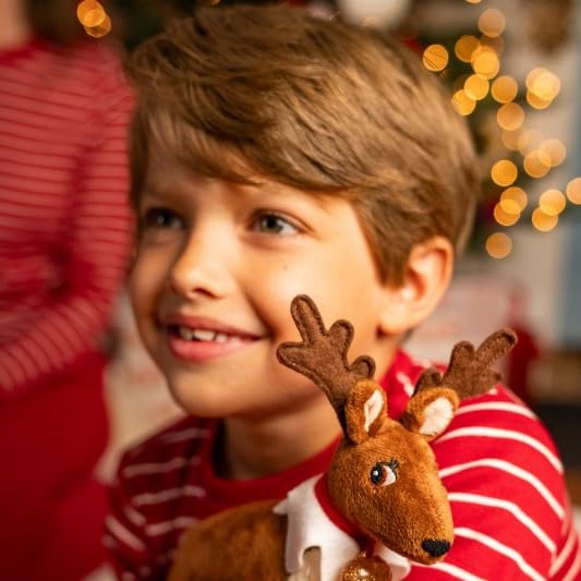 Elf Pets: A Reindeer Tradition - Includes Beautifully Illustrated Hardbound Storybook, Huggable Elf Pet Reindeer Stuffed Animal