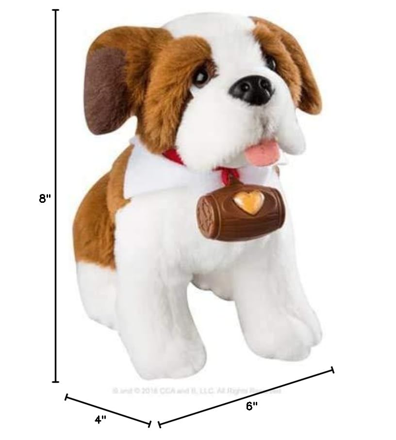 Elf Pets: A Saint Bernard Tradition- Includes Beautifully Illustrated Hardbound Storybook, Huggable Elf Pet St. Bernard Stuffed Animal