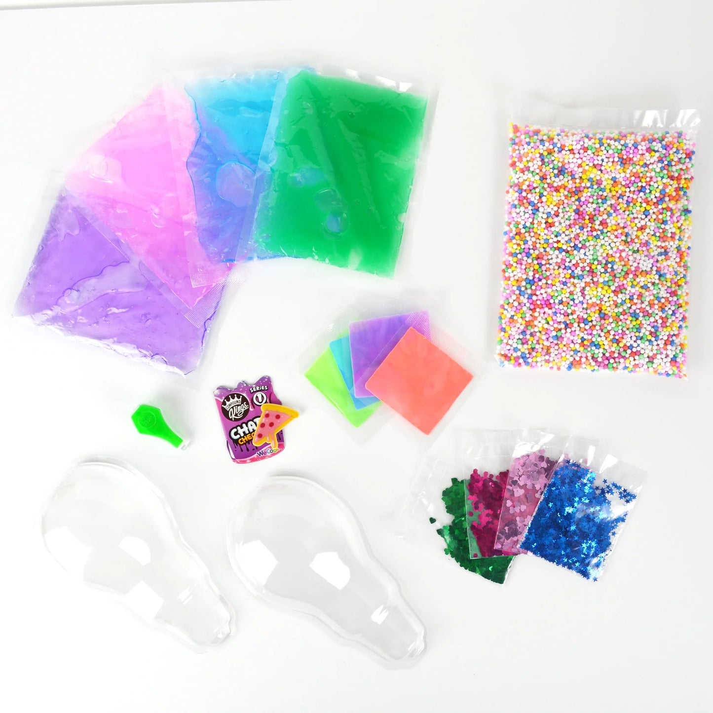 Nichole Jacklyne Black Light DIY Slime Tub Activity Set for Girls & Boys | Sensory Toys | Non-Sticky | Stress-Reducing Tactile (Ages 4+)
