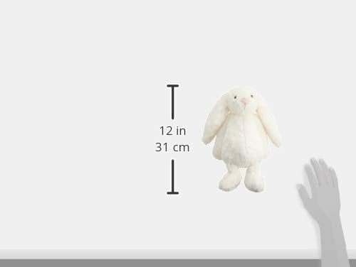 Jellycat Bashful Cream Bunny Stuffed Animal, Medium 12 inches | Rabbit and Bunny Plush Toy | Classic Children's Gift