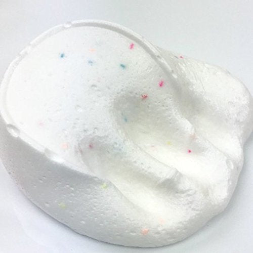 Birthday Cake Ice Cream - Butter Textured Slime - Handmade in USA - Dope Slimes - Scented - White