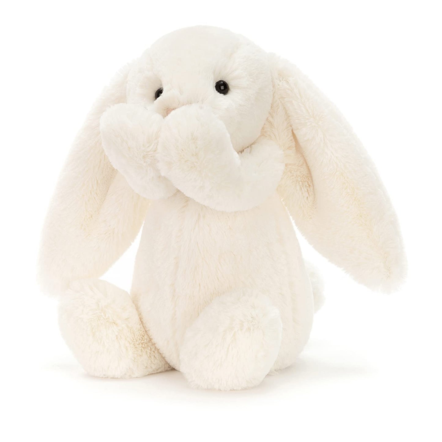 Jellycat Bashful Cream Bunny Stuffed Animal, Medium 12 inches | Rabbit and Bunny Plush Toy | Classic Children's Gift