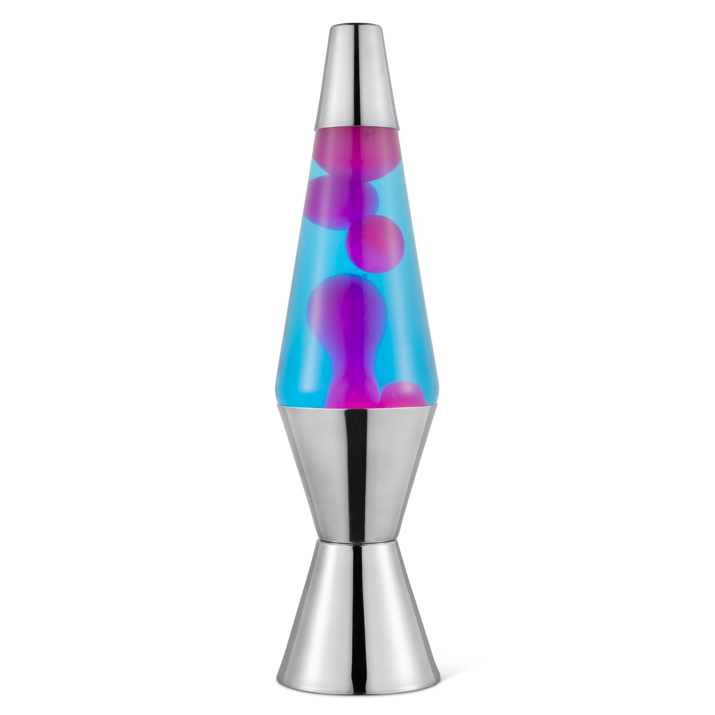 LAVA® Lamp - 14.5" Techno Chrome - The Original Motion Light - Pink and Blue Liquid - Item #2097 (Amazon Exclusive)