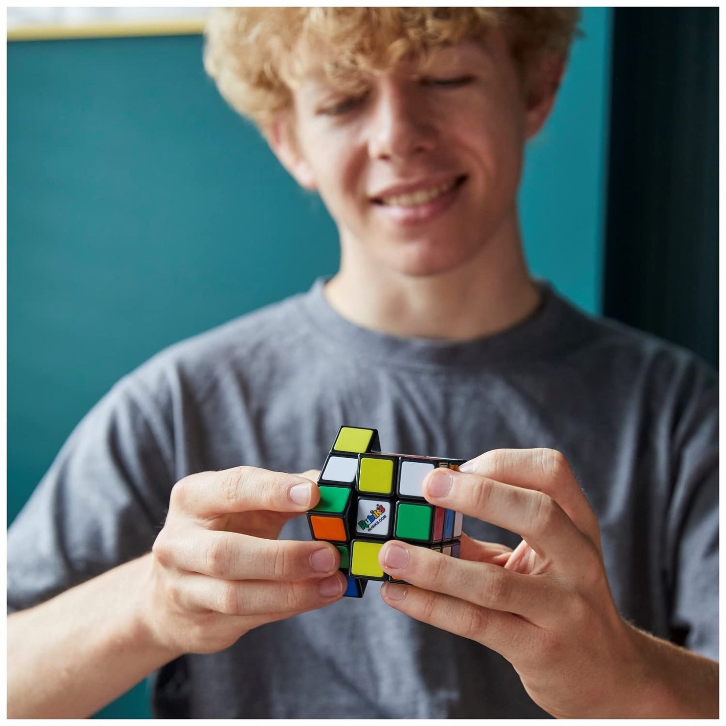 Rubik's Cube, The Original 3x3 Cube 3D Puzzle Fidget