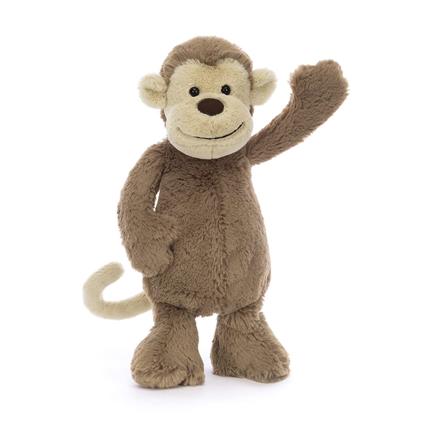 Jellycat Bashful Monkey Stuffed Animal, Medium 12 inches | Monkey Plush Toy | Classic Children's Gift