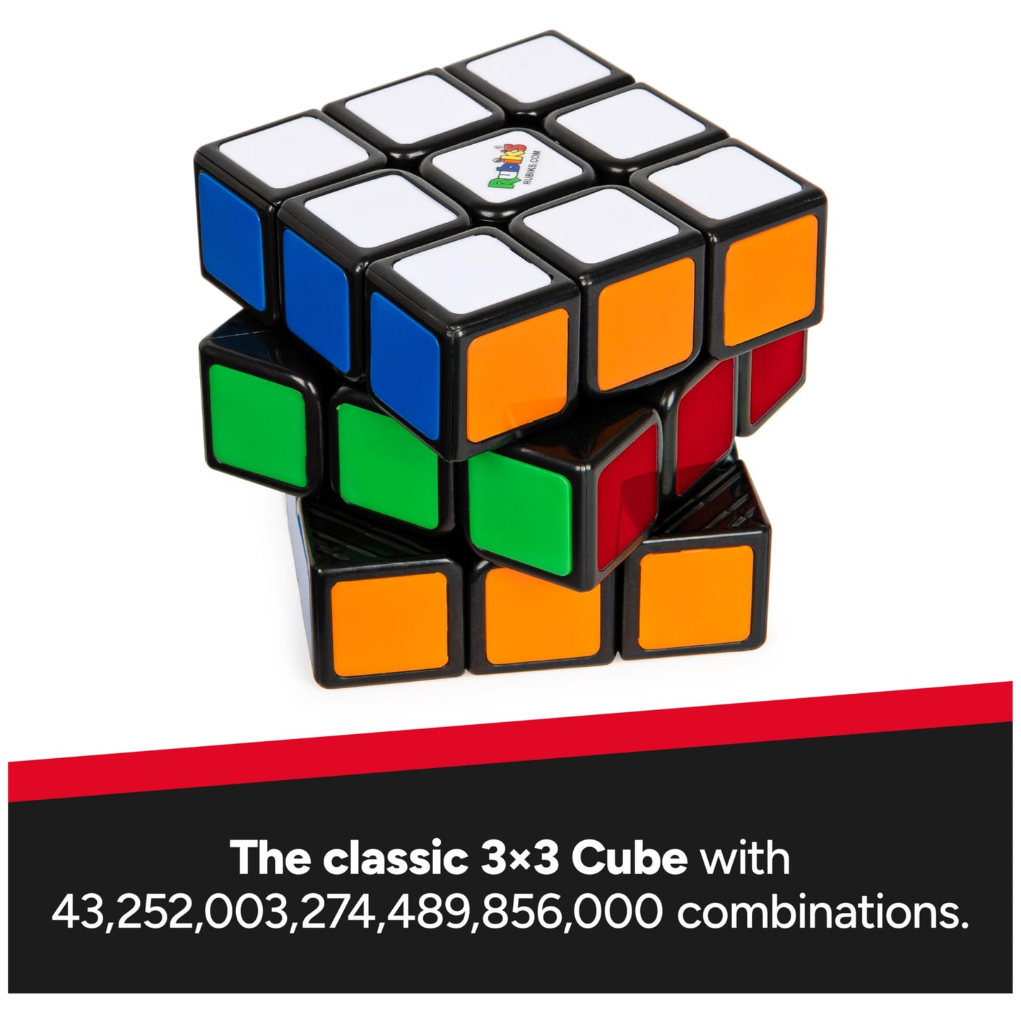 Rubik's Cube, The Original 3x3 Cube 3D Puzzle Fidget