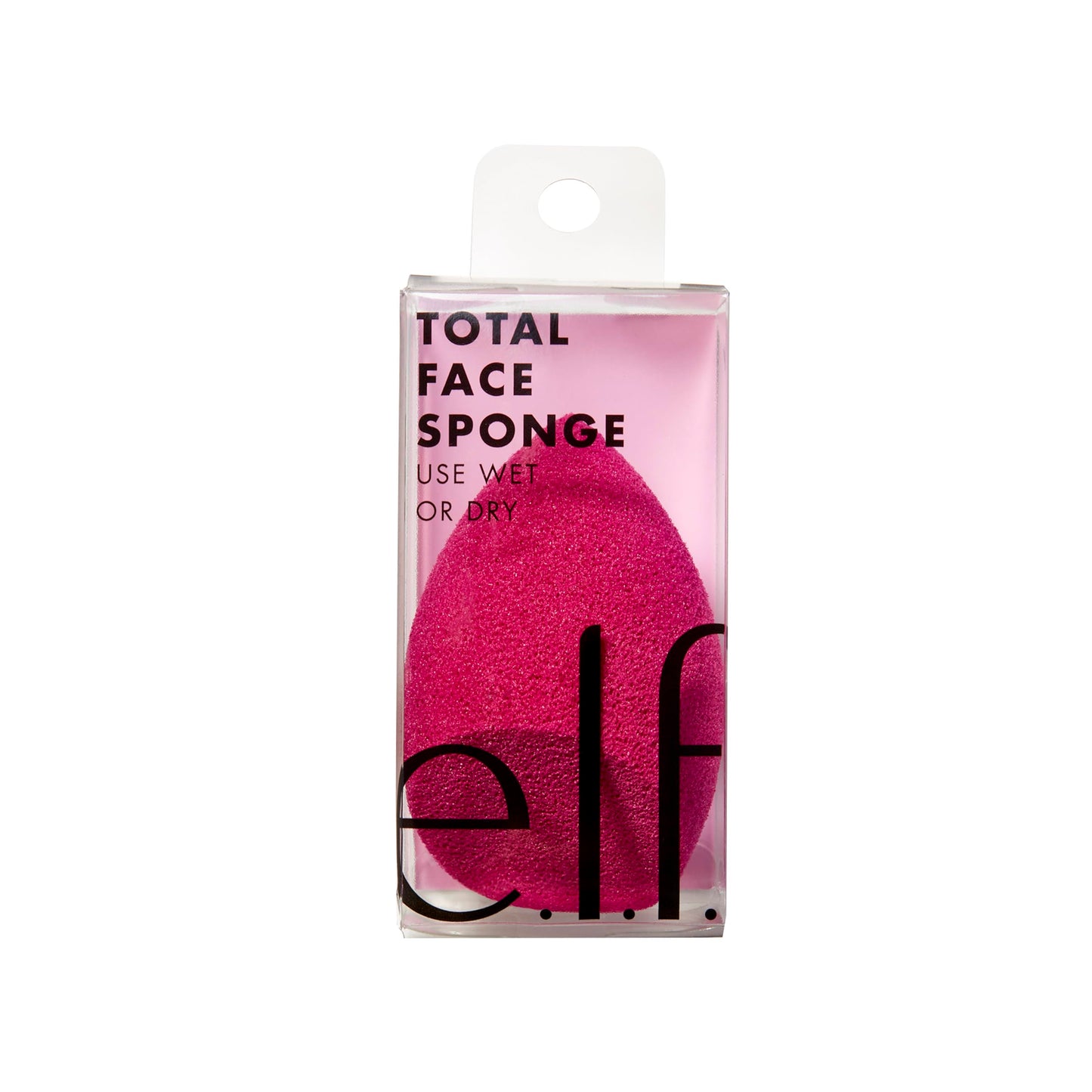 e.l.f. Total Face Blending Sponge, Latex-Free Makeup Sponge With Angled & Rounded Sides For Concealer Or Foundation, Vegan & Cruelty-Free, 1 Piece