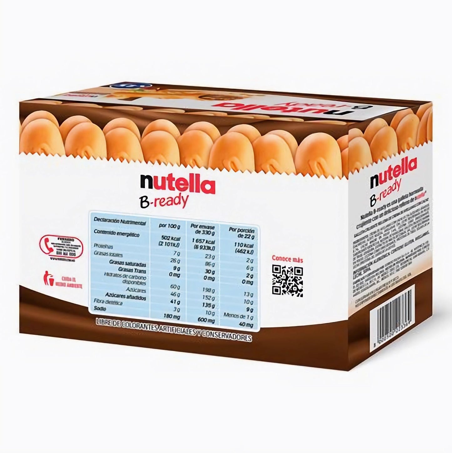 Ferrero: "Nutella B-ready " a crisp wafer of bread in the form of mini baguette stuffed with a creamy Nutella 15 pieces