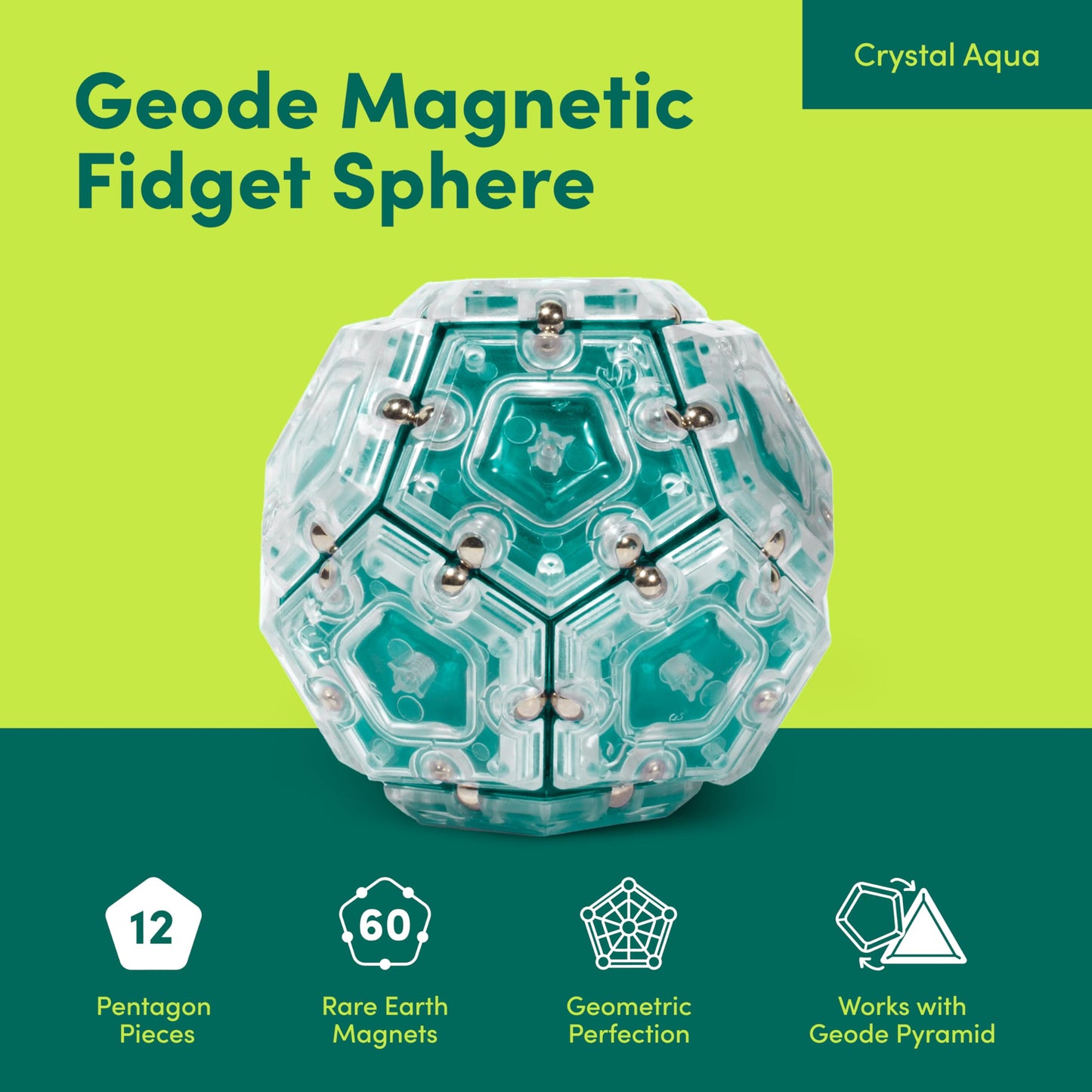 Speks Geode Sphere Magnetic Fidget Toy