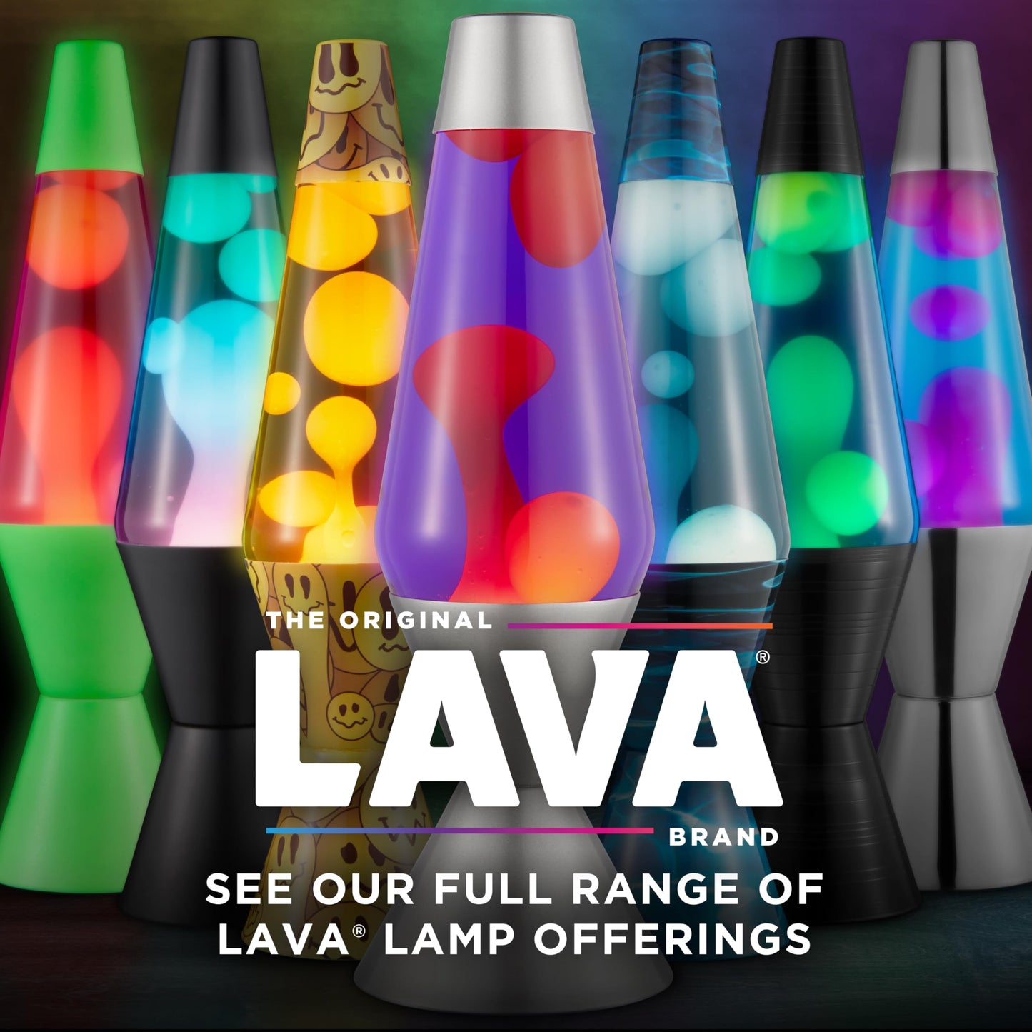 LAVA® Lamp - 14.5" Techno Chrome - The Original Motion Light - Pink and Blue Liquid - Item #2097 (Amazon Exclusive)