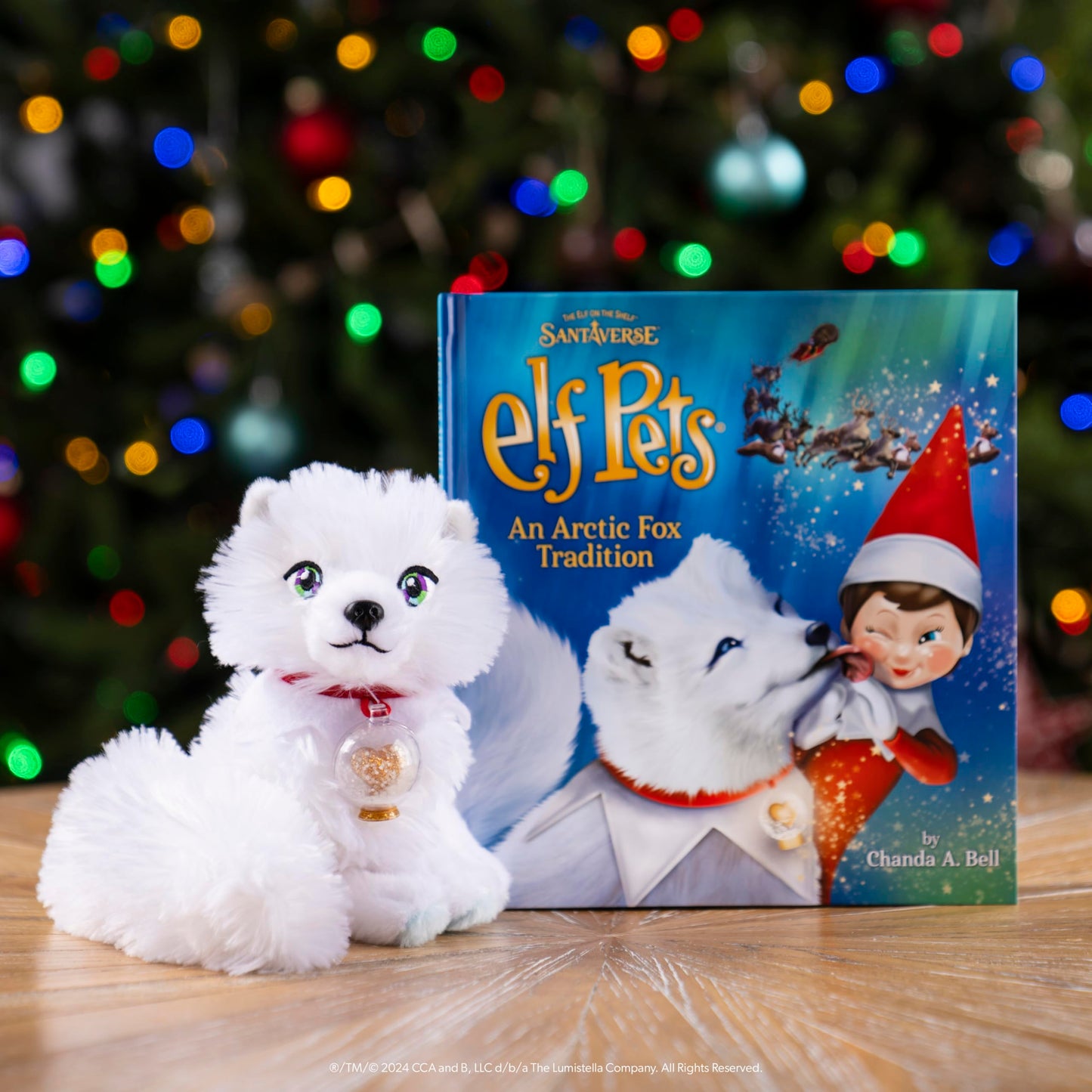 Elf Pets: an Artic Fox Tradition - Huggable Elf Pet Arctic Fox Stuffed Animal - Includes Beautifully Illustrated Hardbound Storybook